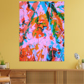 Abstract art mixed media  leinwanddruck (Insitu (Wohnzimmer))