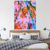 Abstract art mixed media  leinwanddruck (Insitu (Schlafzimmer))