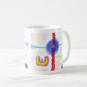 Abstract Art Mug Kaffeetasse (VorderseiteRechts)