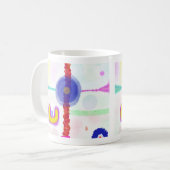 Abstract Art Mug Kaffeetasse (Vorderseite Links)