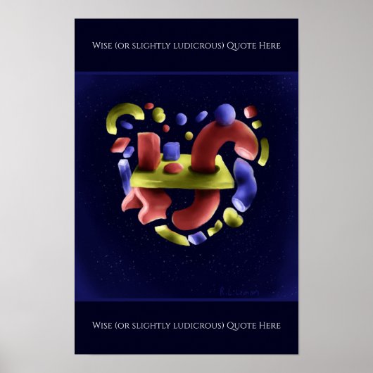 Abstract Art on Print, Value Poster Paper (Matte) (Vorne)