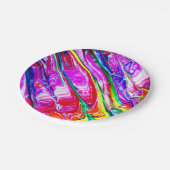 Abstract art Pappteller (Schrägansicht)