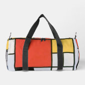 Abstract Art Piet Mondrian Duffle Bag (Rückseite)