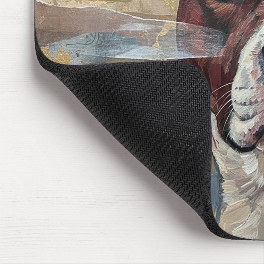 Abstract Art Pitbull Version 1 Mousepad (Ecke)