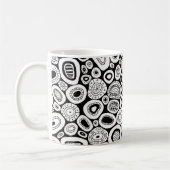 Abstract Art Random Blobby Shapes Kaffeetasse (Links)
