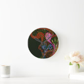 Abstract Art Runde Wanduhr (Zuhause)