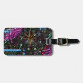 Abstract Art: Satellite  Gepäckanhänger (Vorderseite horizontal)