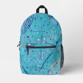 Abstract Art: Sparklers in the Sky Bedruckter Rucksack (Vorderseite)