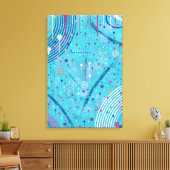 Abstract Art: Sparklers in the Sky Leinwanddruck (Insitu (Wohnzimmer))