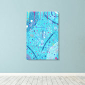 Abstract Art: Sparklers in the Sky Leinwanddruck (Insitu (Holzboden))