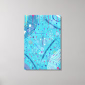 Abstract Art: Sparklers in the Sky Leinwanddruck (Vorderseite)