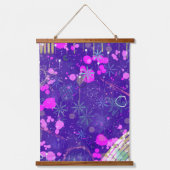 Abstract Art: the Creative Mind Wandteppich Mit Holzrahmen (Vorderseite)