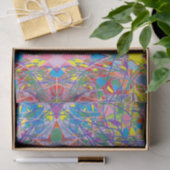 abstract art tranquil retro colors seidenpapier (Geschenk)