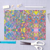 abstract art tranquil retro colors seidenpapier (Handwerk)