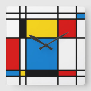 Abstract Art Wall Decor Clocks Quadratische Wanduhr