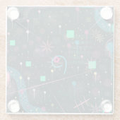 Abstract Art: Winter Skies Glasuntersetzer (Rückseite)