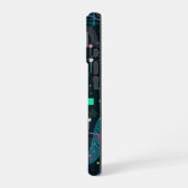 Abstract Art: Winter Skies iPhone 16 Hülle (Linke Seite)