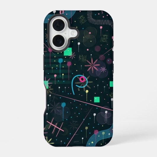 Abstract Art: Winter Skies iPhone 16 Hülle (Rückseite)