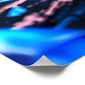 Abstract art with gemstones poster (Ecke)