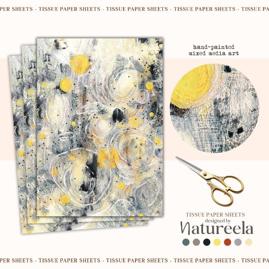 Abstract Artistic Texture Design Tissue Paper Seidenpapier