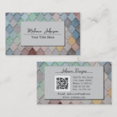 Abstract Artistic Tiled Visitenkarte (Vorne/Hinten)