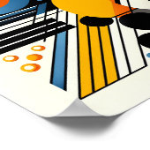 Abstract artwork Poster (Ecke)