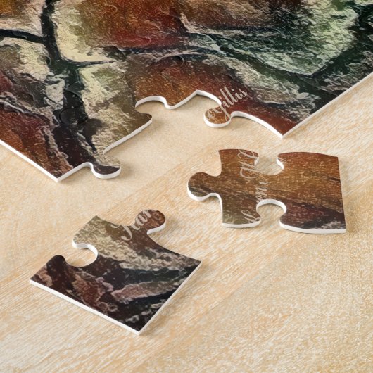 Abstract Asphalt In Color Puzzle (Seite)