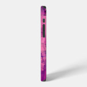 Abstract background. 2d illustration. Digital back iPhone Hülle (Linke Seite)