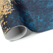 abstract background blue marble agate granite mosa geschenkpapier (Rolleneckpunkt)