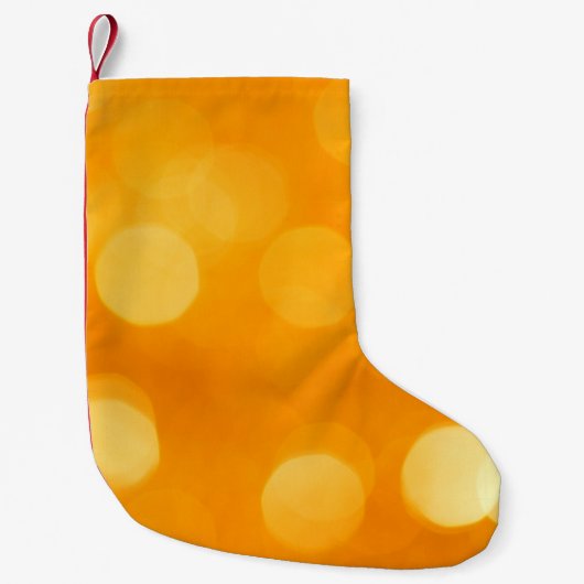 Abstract background blur kleiner weihnachtsstrumpf (Vorderseite)