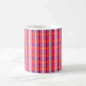 abstract background, colorful intersecting striped kaffeetasse (Mittel)