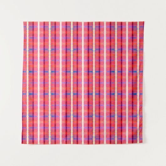 abstract background, colorful intersecting striped wandteppich (Vorderseite)