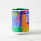 Abstract Background Colorful Tasse (Zentrum)
