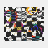 abstract background composition, with strokes, spl fleecedecke (Vorderseite (Horizontal))