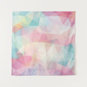 abstract background consisting of trianglesbackgro wandteppich (Vorderseite (Horizontal))