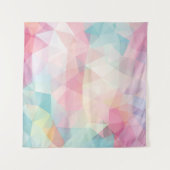 abstract background consisting of trianglesbackgro wandteppich (Vorderseite)