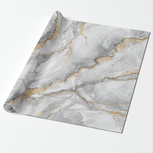 abstract background, creative texture of white mar geschenkpapier (Ungerollt)