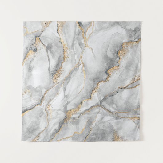 abstract background, creative texture of white mar wandteppich (Vorderseite)