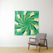 Abstract background Geometric Gradation spiralgeom Wandteppich (Beispiel (Horizontal))