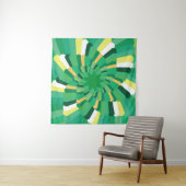 Abstract background Geometric Gradation spiralgeom Wandteppich (Beispiel)