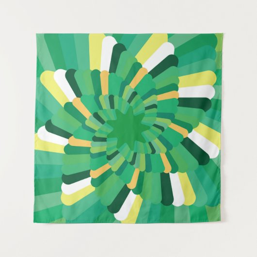 Abstract background Geometric Gradation spiralgeom Wandteppich (Vorderseite)