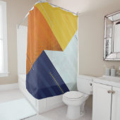  Abstract Background. Grunge texture. Triangle geo Duschvorhang (Beispiel)