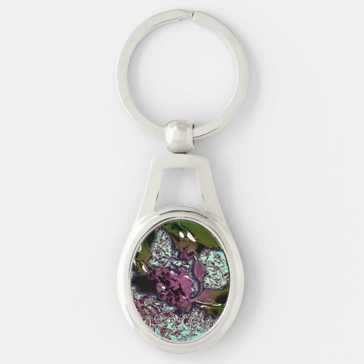 Abstract Background_Holly Branch Schlüsselanhänger (Vorderseite)