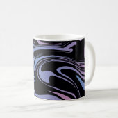 Abstract background. Liquid marble. Background flu Kaffeetasse (VorderseiteRechts)