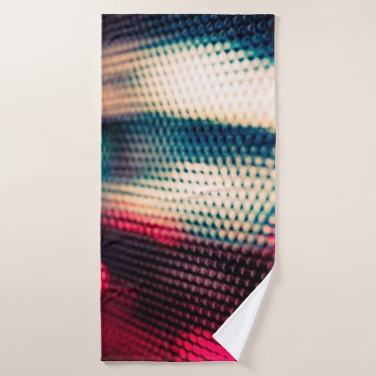 abstract background with bokeh defocused lights an badehandtuch (Badehandtuch)