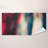 abstract background with bokeh defocused lights an badehandtuch (Badehandtuch)