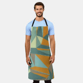 Abstract background with colorful trianglesabstrac schürze (Getragen)