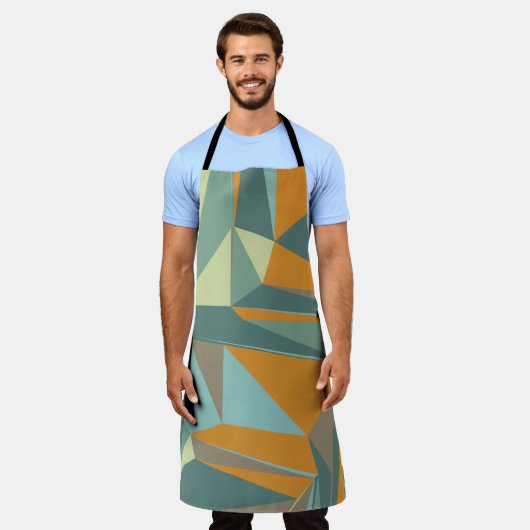 Abstract background with colorful trianglesabstrac schürze (Getragen)