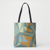 Abstract background with colorful trianglesabstrac tasche (Vorderseite)