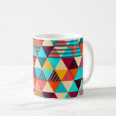 Abstract background with triangle shapes. Modern g Kaffeetasse (VorderseiteRechts)